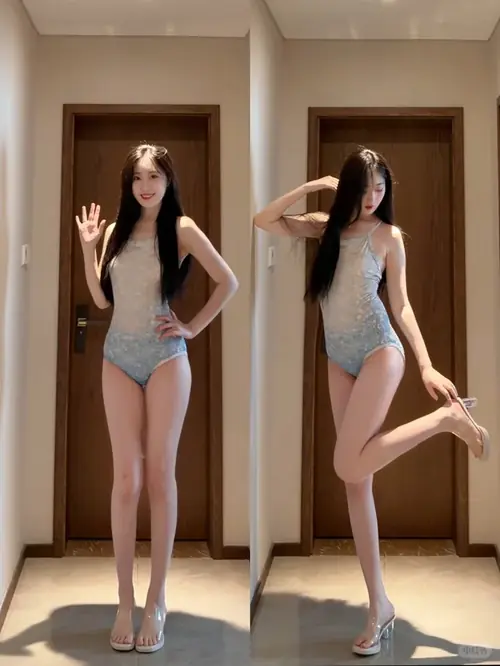 9 Dưới bóng hàng dừa, người phụ nữ mặc bikini nâu ngồi trên khăn trải, tay cầm ly nước mát.